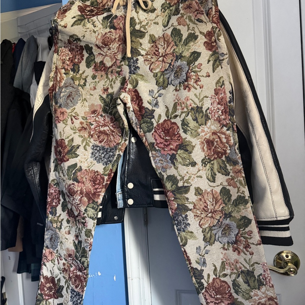 Floral Patterned Pants